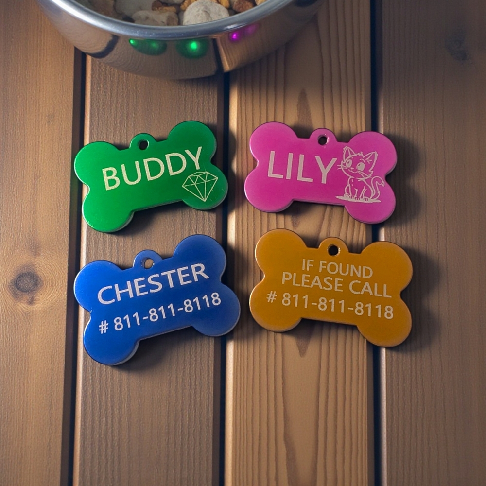 Custom Engraved Pet Tags - Picture 2 of 3